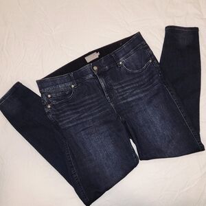 Torrid Blue Skinny Jeans with Classic Stitching